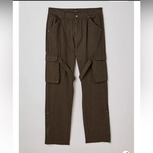 Herringbone twill cargo pants by Standard